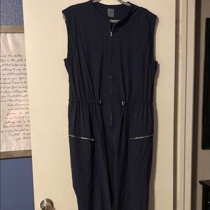 CALIA by Carrie Underwood Navy Jumpsuit